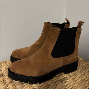 Caslon Miller Brown Suede Ankle Boots